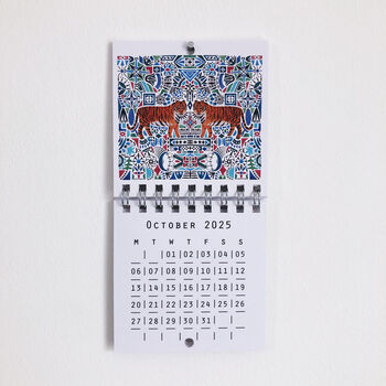 2025 Mini Wall Calendar, 8 of 12