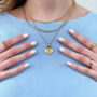 Gold Plated Chunky Chain Necklace, thumbnail 3 of 4