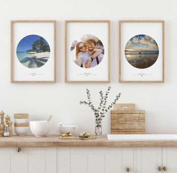 Set Of Three 'Use Your Own Photos' Personalised Prints, 6 of 6