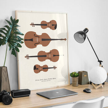 String Section Print | Violin Viola Cello Bass, 6 of 8