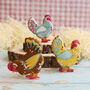 Biscuiteers Hand Iced Hen Large Letterbox Biscuits, thumbnail 2 of 2