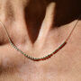 50th Birthday Personalised Morse Code Necklace Gift, thumbnail 2 of 12
