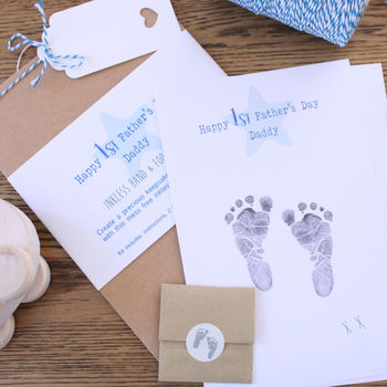 Happy First Father's Day Inkless Print Kit, 2 of 6