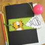 Personalised Happy Tiger Name Bookmark For Children, thumbnail 3 of 7
