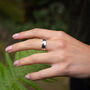 Personalised Happily Ever After Sterling Silver Heart Ring, thumbnail 4 of 9