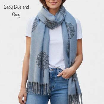 Gift Boxed Cashmere Tree Of Life Scarf, 7 of 11