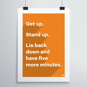 Get Up Stand Up Print, 6 of 12