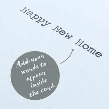 New Home Personalised Greeting Card, 7 of 12