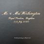 Beautifully Bespoke Calligraphy Wedding Guest Book, thumbnail 10 of 11