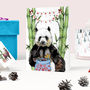 'Festive Fiesta' Panda Christmas Card, thumbnail 1 of 2