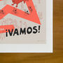 Vuelta Grand Tour Cycling Poster, Art For Cyclists, thumbnail 4 of 9