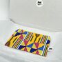 African Kente Slim Cosmetic Bag, thumbnail 3 of 5