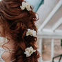 Savannah Wedding Flower Hair Pins, thumbnail 5 of 6