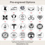 Personalised 100 Year Calendar Compass, thumbnail 8 of 10