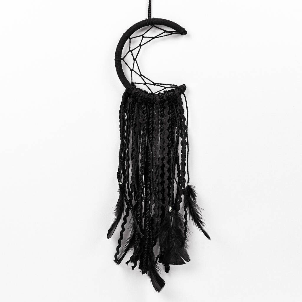 Make Your Own Black Half Moon Dream Catcher Craft Kit By Making Things Happen