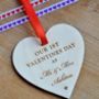 Valentine's Day Wooden Heart, thumbnail 2 of 5
