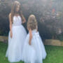 Gaia ~ Junior Bridesmaid Dress Twin Range, thumbnail 2 of 3