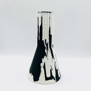 Graffiti Black And White Tall Vase, 2 of 6