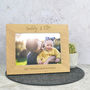 Daddy And Me Personalised Solid Oak Photo Frame 7x5', thumbnail 2 of 3