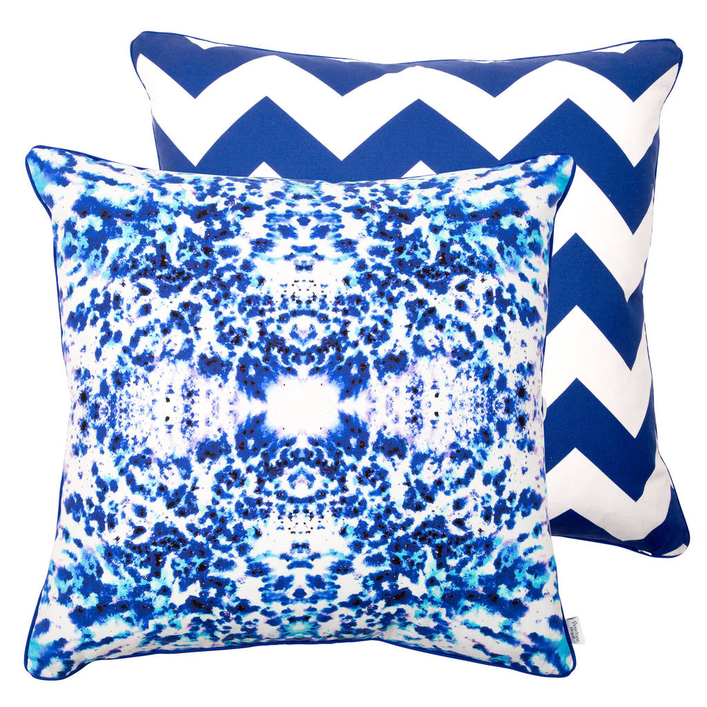 Mesmerise Watercolour Cushion By PENELOPE HOPE