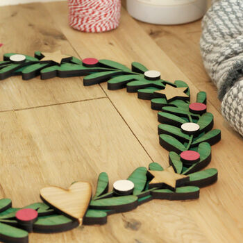 Wooden Christmas Wreath, 3 of 3