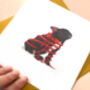 French Bulldog 'Happy Howlidays ' Christmas Card, thumbnail 5 of 7
