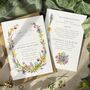 Spring Flowers Evening Invitations And Envelopes, thumbnail 7 of 8