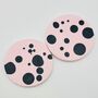 Pink Dots Mini Trays, thumbnail 2 of 7