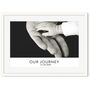 Personalised Black And White Our Journey Art Print, thumbnail 4 of 4