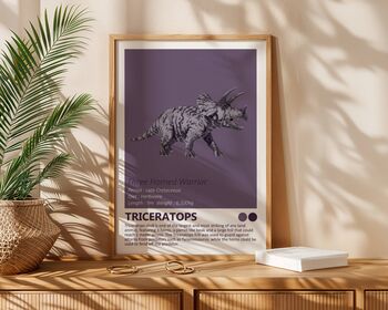 Dinosaurs Gallery Wall Art Prints Set Of Seven, 6 of 8