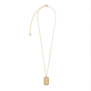 Le Soleil Gold Finish Tarot Necklace, 3 of 7