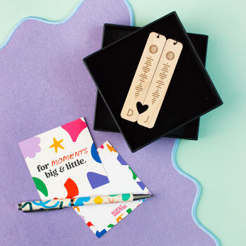 Personalised Shimmer Spotify Code Initials And Date Keyring Set, 5 of 5