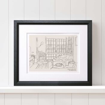 Hand Drawn Bespoke House Sketch, 7 of 12