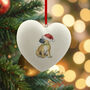 French Bulldog Ceramic Bauble, thumbnail 3 of 4