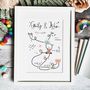 Finding Our Way Together Personalised Maze Print, thumbnail 7 of 12