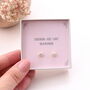 'Friends Are Diamonds' Sterling Silver Earrings, thumbnail 1 of 10