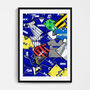 Everton Football Shirt Mash Up Print, thumbnail 2 of 3