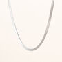 Herringbone Chain Necklace, thumbnail 3 of 10