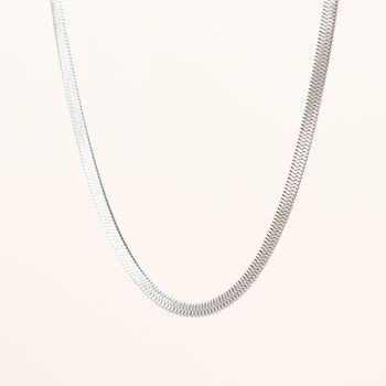 Herringbone Chain Necklace, 3 of 10