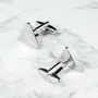 Personalised Rhodium Plated Cufflinks, thumbnail 9 of 12