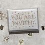 Wildflower Letters Ready To Write Party Invitations, thumbnail 6 of 9