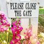 Personalised Wooden Garden Gate Sign, thumbnail 1 of 8