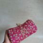 Hot Pink Frog Clasp Clutch, thumbnail 6 of 12