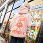 Everything Is Peachy Unisex Graphic Hoodie In Peach, thumbnail 5 of 7