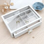 Personalised Luxury Glass Drawer Jewellery Box, thumbnail 4 of 12