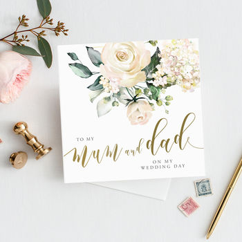 To My Bridesmaid Card | Watercolour Rose, 4 of 5