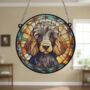 Poodle Stained Glass Effect Suncatcher, thumbnail 6 of 6