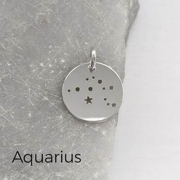 Zodiac Constellation Star Sign Necklace, 4 of 12