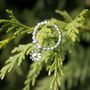 Sterling Silver Ball Bead Ring With Daisy Charm, thumbnail 3 of 6