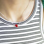 Magnetic Heart Front Fastening Necklace, thumbnail 8 of 11